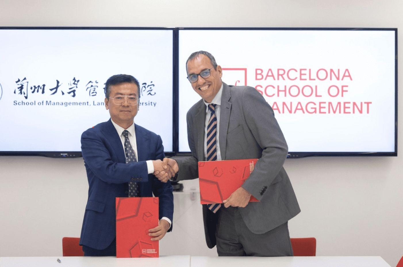 La UPF-BSM firma un acuerdo de colaboración con la Lanzhou University School of Management 